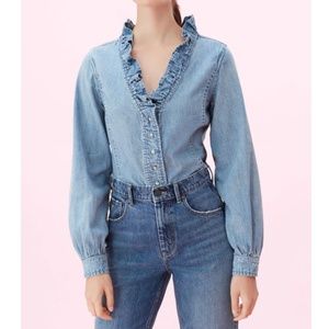 La Vie/Rebecca Taylor - Denim Top